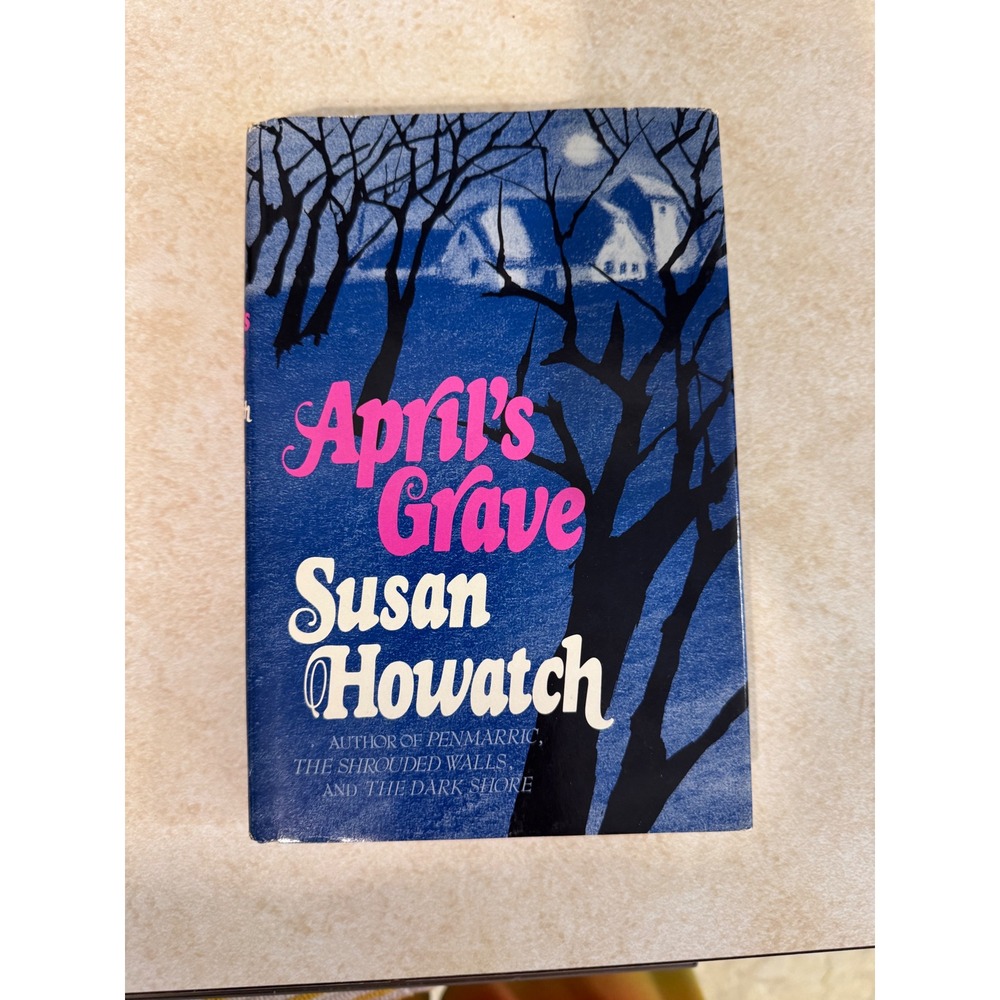 Aprils Grave Susan Howatch Vintage Mystery Thriller Paperback Book 1974 HC DJ